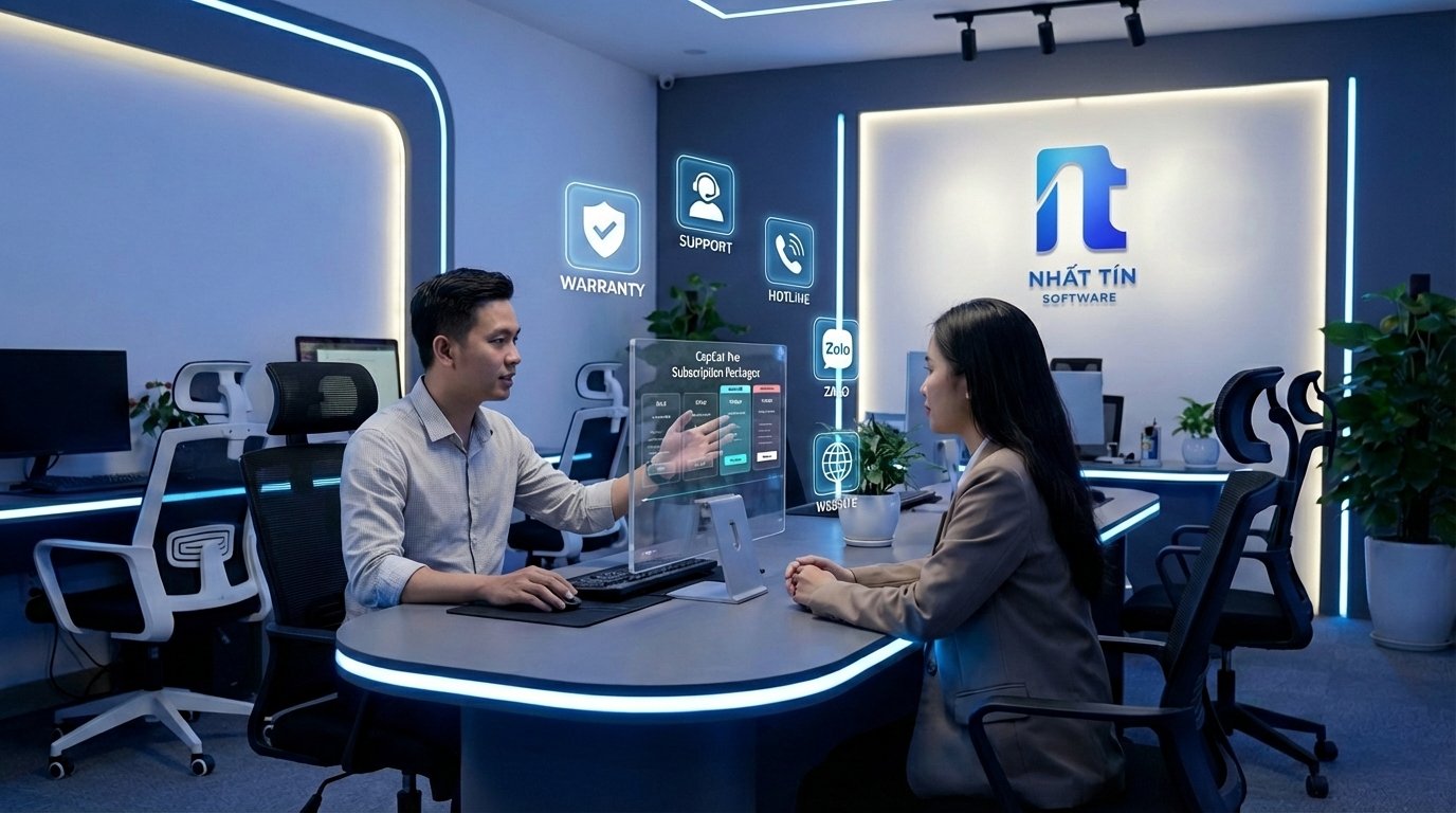 Mua tài khoản CapCut Pro tại Nhất Tín Software