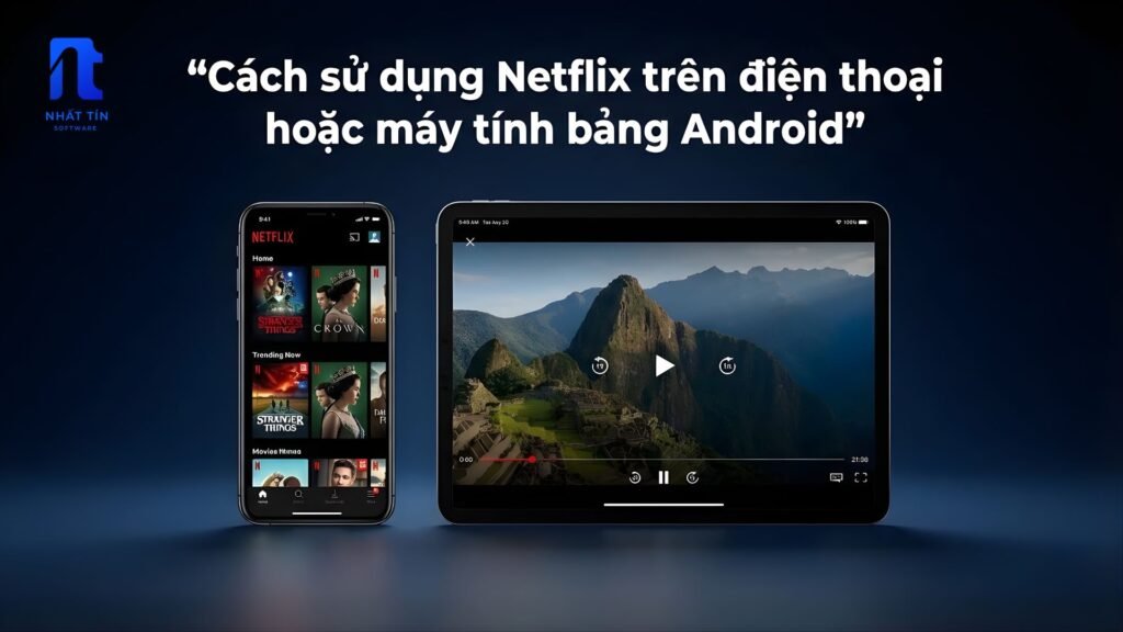 Cách sử dụng Netflix trên điện thoại hoặc máy tính bảng Android