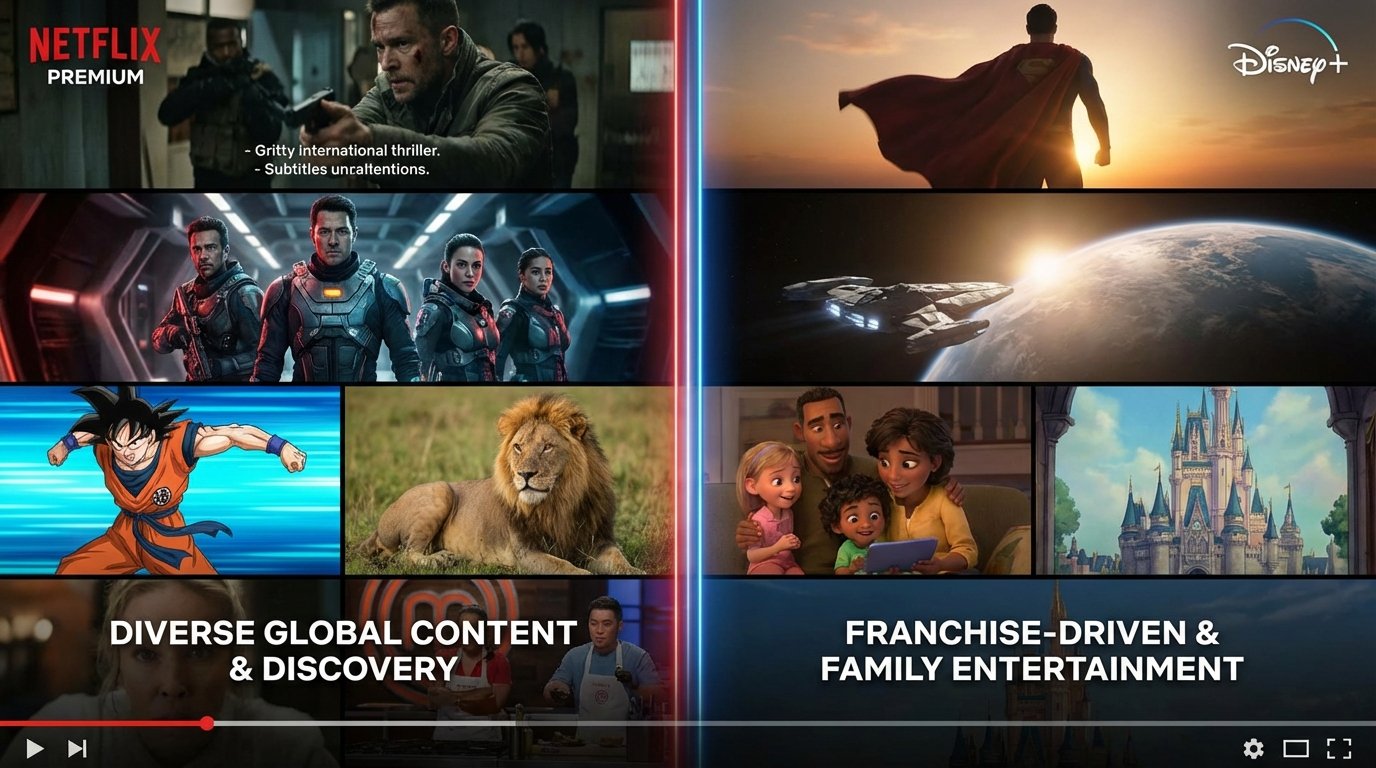 So sánh kho nội dung: Netflix đa dạng, Disney Plus chuyên sâu