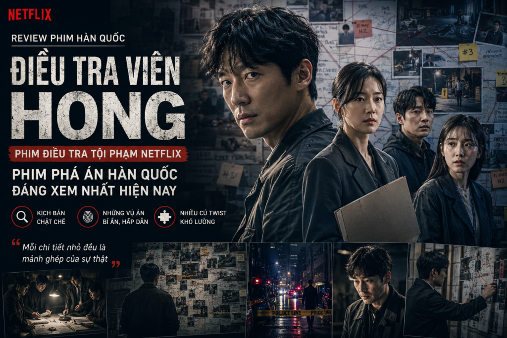 Phim Điều Tra Tội Phạm Netflix: Review Điều Tra Viên Hong – Bộ Phim Phá Án Hàn Quốc Gay Cấn Với Những Vụ Án Khó Lường