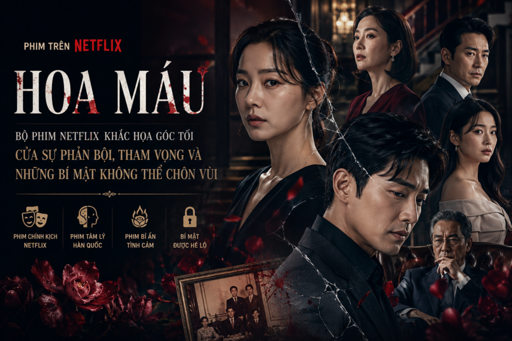Phim Hoa Máu – Bộ Phim Netflix Khắc Họa Góc Tối Của Sự Phản Bội, Tham Vọng Và Những Bí Mật Không Thể Chôn Vùi