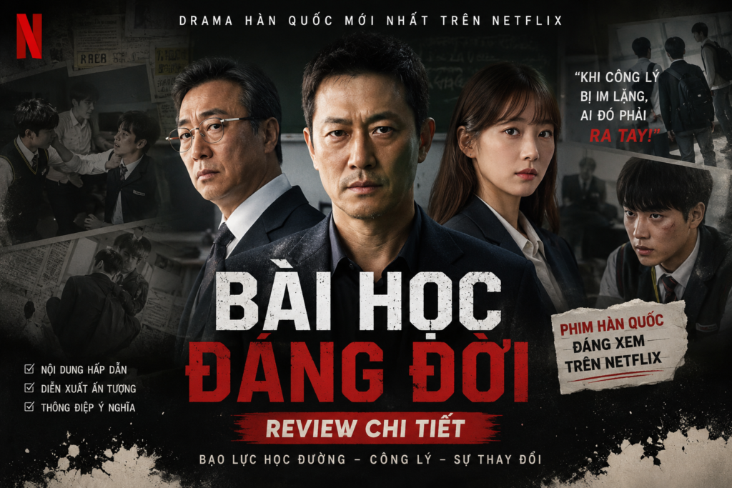 Drama Hàn Quốc Mới Nhất: Bài Học Đáng Đời – Bộ Phim Hàn Quốc Cảm Động Về Những Sai Lầm Và Hành Trình Tìm Lại Chính Mình
